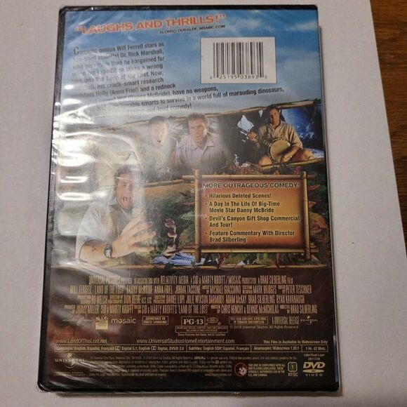 Land of the Lost DVD 2009 Widescreen NEW PG-13 Will Ferrell Funny Comedy - Picture 3 of 4